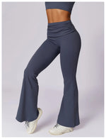 Load image into Gallery viewer, High Waist Flare Leggings for Studio Sophistication
