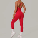 Load image into Gallery viewer, Luxe Sleeveless Yoga Jumpsuit Nylon Spandex
