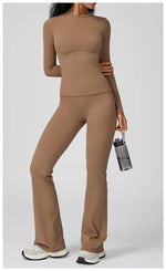 Load image into Gallery viewer, Luxurious Contour 2 Piece Yoga Athleisure Set Nylon
