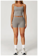 Load image into Gallery viewer, Performance Contour Seamless Two Piece Yoga Bra Set Nylon
