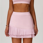 Load image into Gallery viewer, Elite Contoured Waist Pleated Tennis Skirt With Pockets
