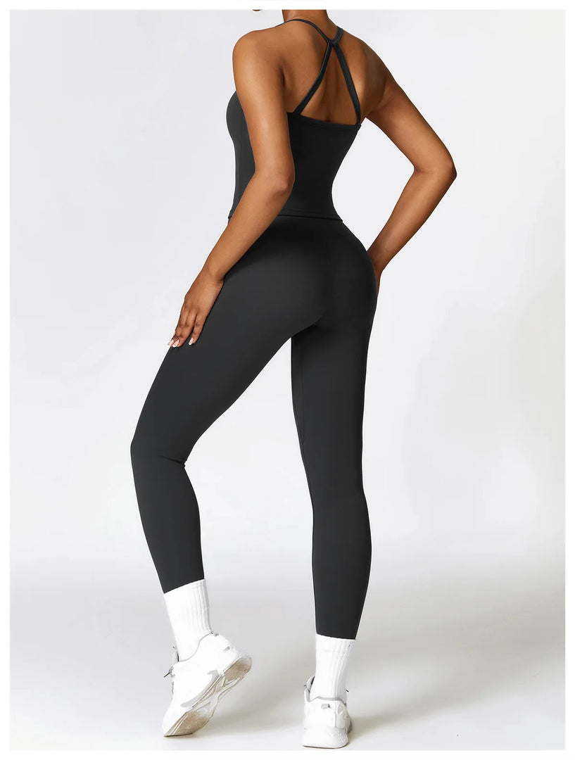 High Waist Contour Seamless Yoga Leggings With Performance