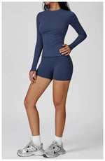 Load image into Gallery viewer, Luxurious Contour 2 Piece Yoga Athleisure Set Nylon
