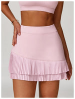 Load image into Gallery viewer, Elite Contoured Waist Pleated Tennis Skirt With Pockets
