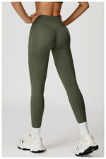 Load image into Gallery viewer, Cross Waist High Rise Contoured Elegance Yoga Leggings
