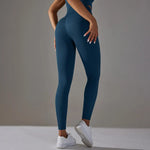 Load image into Gallery viewer, Ribbed Scrunch Contour Seamless High Waist Leggings
