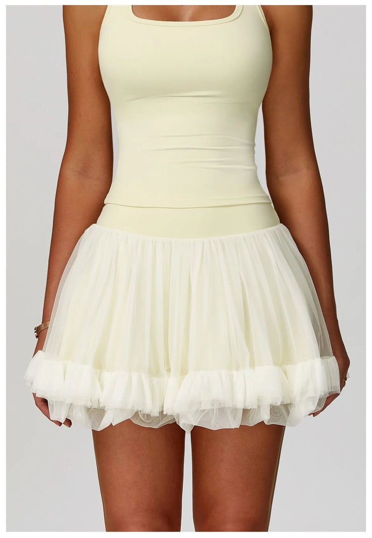 Breathable Sculpted Studio Athletic Skirt for Training