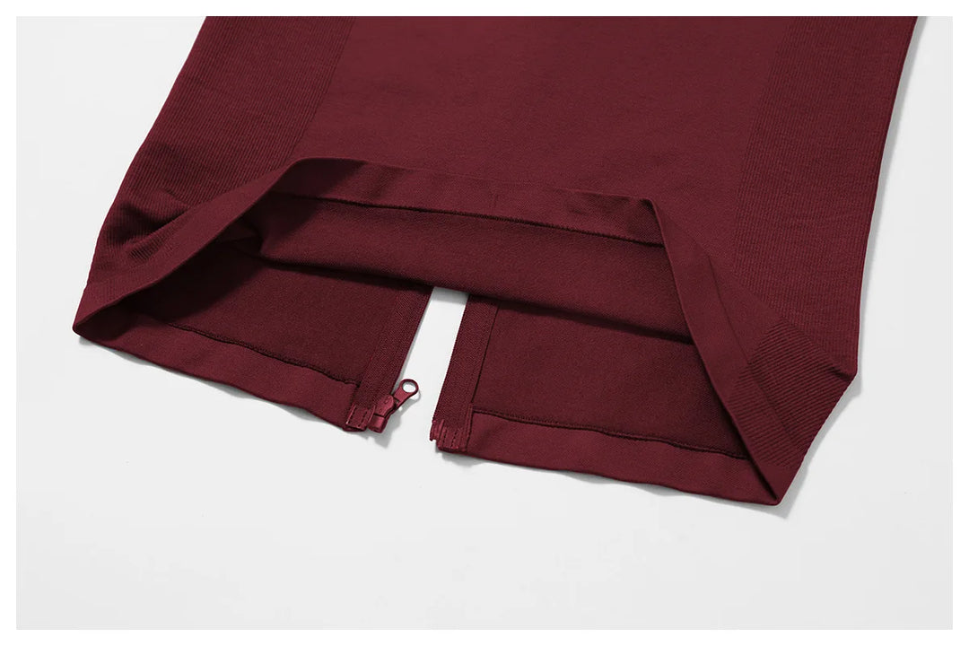 Seamless Long Sleeve Performance Jacket Zip Front Nylon