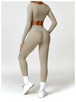 Load image into Gallery viewer, Luxurious High-Waist Contour Seamless Leggings Scrunch
