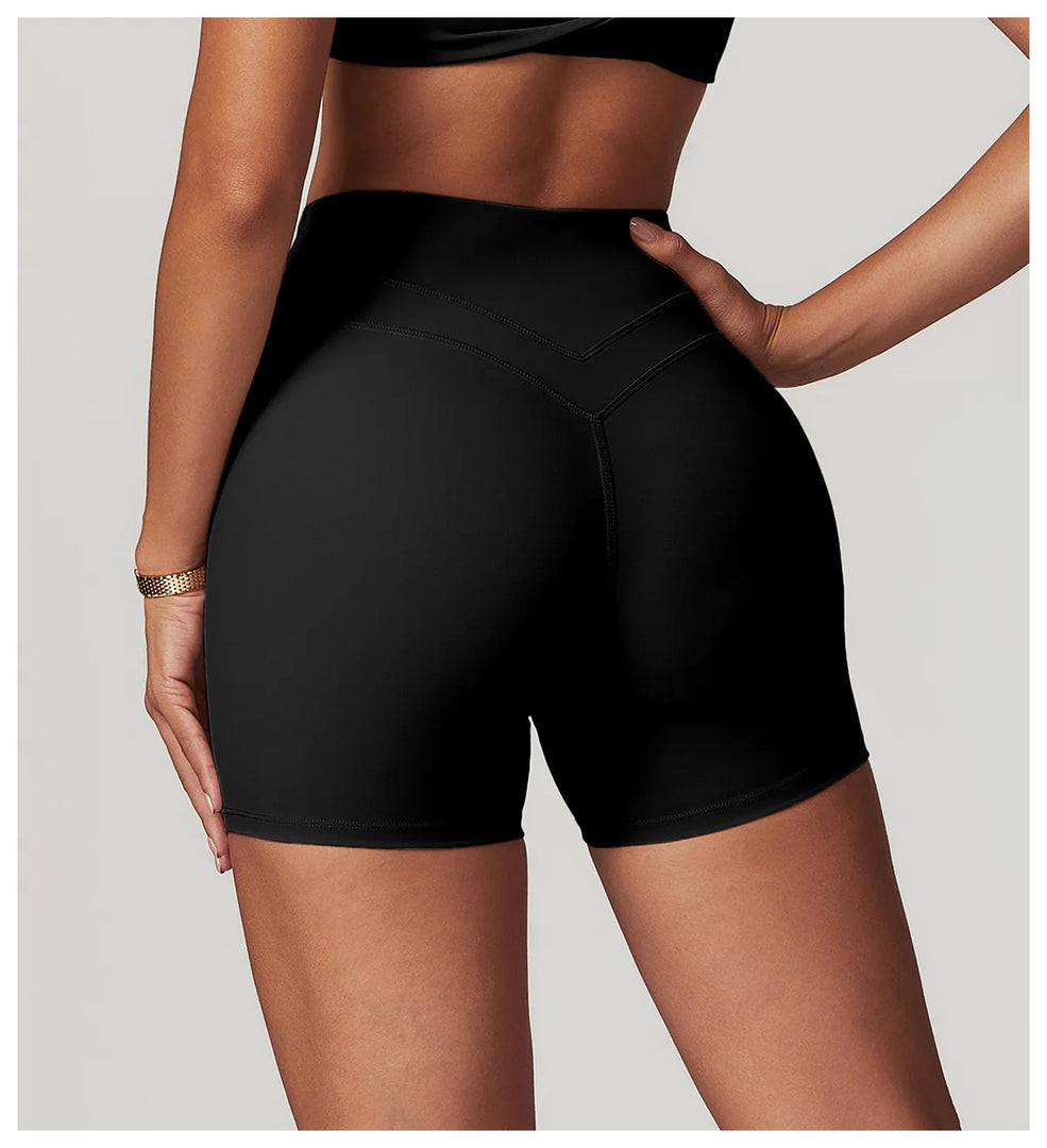 Luxurious Breathable High Waist Yoga Shorts For Running