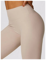 Load image into Gallery viewer, Luxurious High-Waist Contour Seamless Leggings Scrunch
