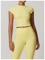 Load image into Gallery viewer, Performance Contoured Seamless Yoga Shirt Quick Dry
