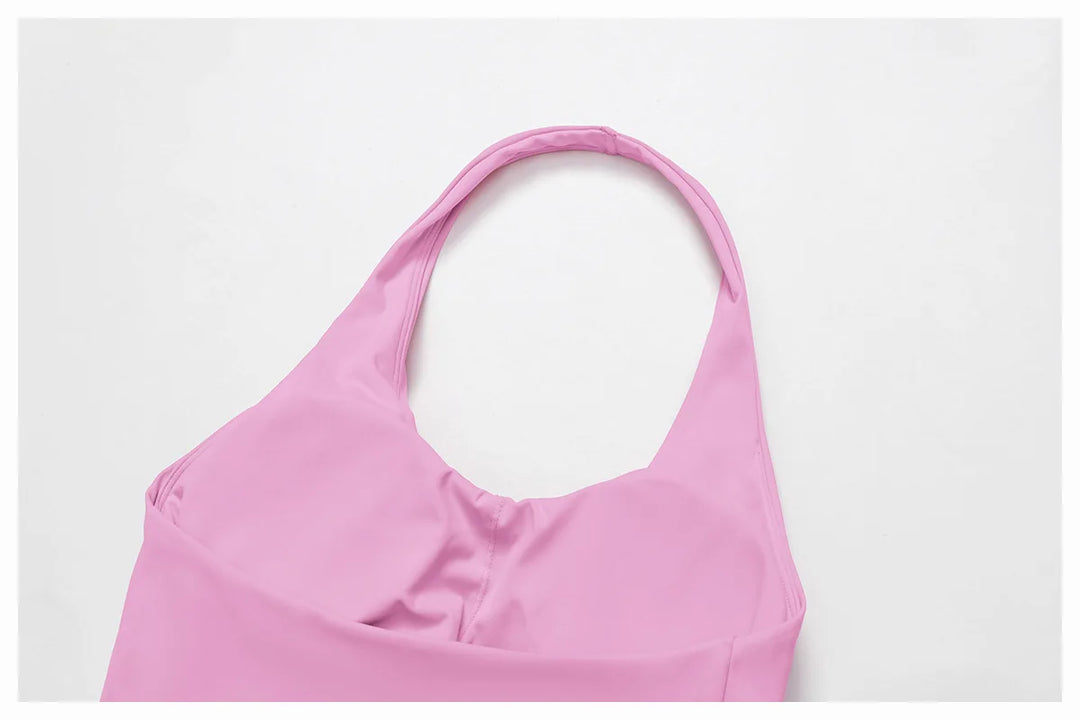 Halter Seamless Yoga Bra Vest with High Performance Fabric