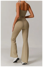 Load image into Gallery viewer, 2 Piece Seamless Contour Yoga Set Nylon Spandex Blend
