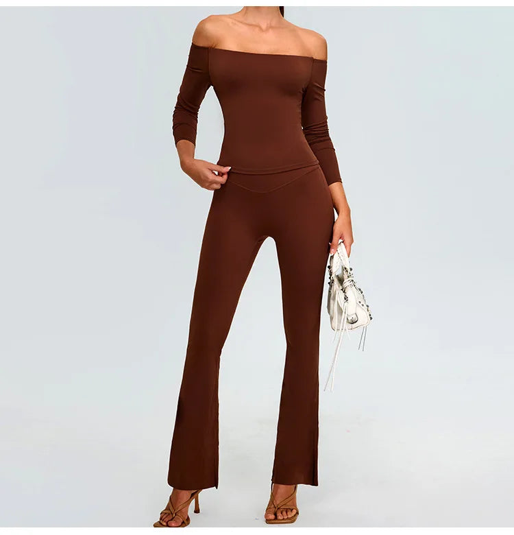 Contoured Performance Tracksuit Set With Long Sleeves