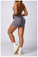 Load image into Gallery viewer, Seamless Contoured Back V Yoga Top for Performance
