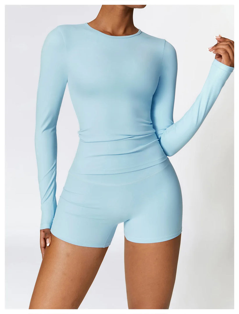 Premium Breathable Quick Dry Long Sleeve Nylon Knit