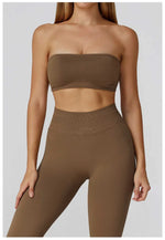 Load image into Gallery viewer, Seamless Contour Yoga Bra Open Back For Athleisure Wear
