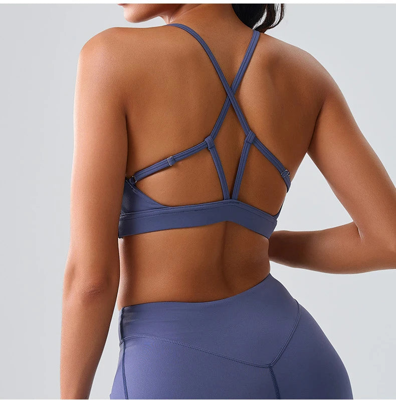 Cross Back Premium Contour Seamless Compression Bra