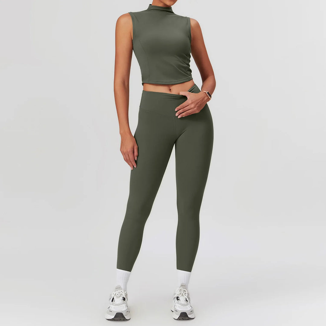 Two Piece Contoured Athleisure Set