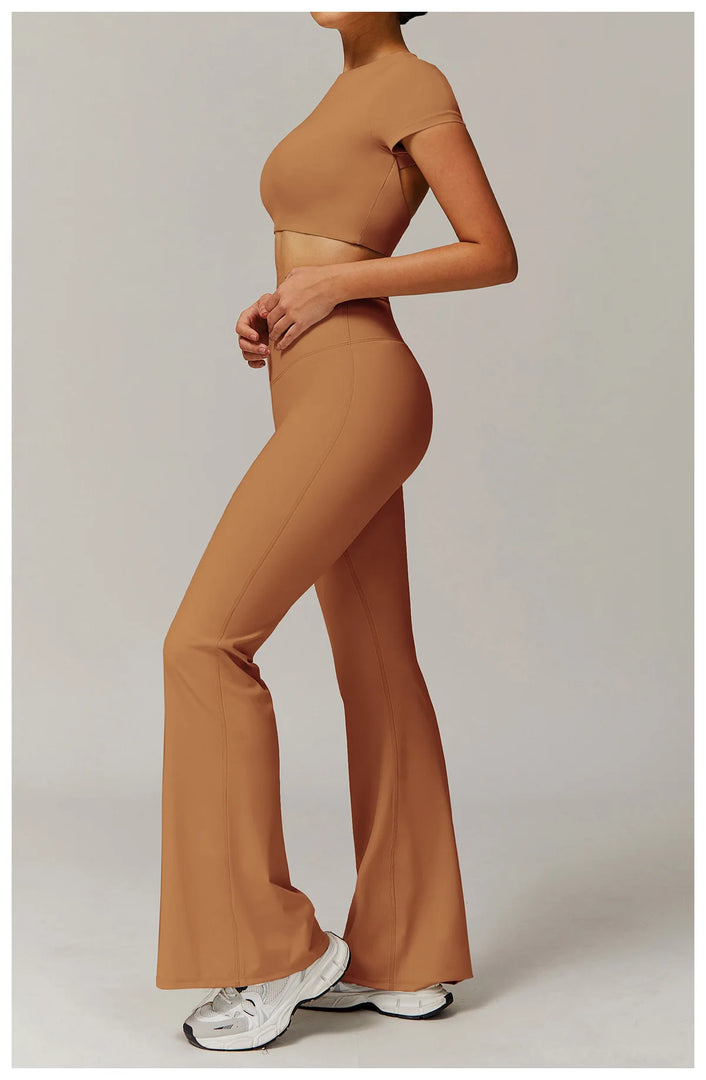 Seamless Contour Two Piece Yoga Set Luxe Performance Wear