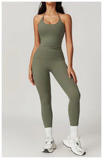 Load image into Gallery viewer, Ultra Light Weight Hanging Neck Sports Bra Breathable
