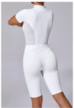 Load image into Gallery viewer, Seamless Zippered Contour Yoga Bodysuit for Performance
