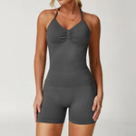 Load image into Gallery viewer, Two Piece Yoga Set Seamless Contour Performance Wear
