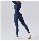 Load image into Gallery viewer, Seamless Contouring Yoga Bodysuit With Long Sleeves
