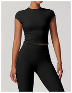 Load image into Gallery viewer, Performance Contoured Seamless Yoga Shirt Quick Dry
