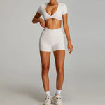 Load image into Gallery viewer, Luxurious Contoured Yoga Set Quick Drying Performance
