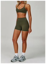 Load image into Gallery viewer, Seamless Contour 2 Piece Breathable Active Wear Set Nylon
