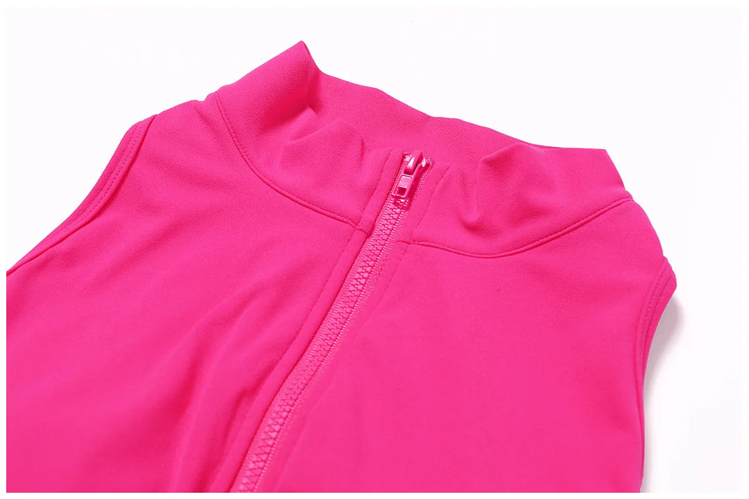 Luxurious Contour Performance Zip Front Yoga Romper