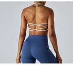 Load image into Gallery viewer, Cross Back Strappy Seamless Bralette Soft Nylon Spandex
