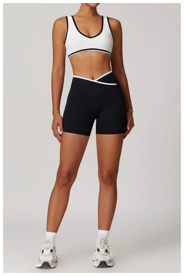 Color Block Bra Contoured Feather Weight Breathable