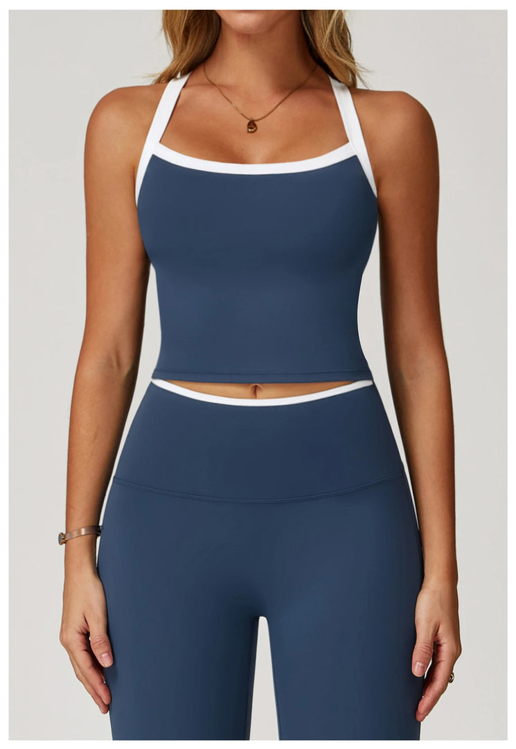 Seamless Breathable Cross Back Yoga Bra Shock Proof