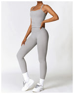 Load image into Gallery viewer, Seamless Sculpted Yoga Core Set Leggings Ribbed Contour
