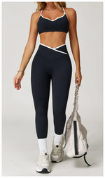 Load image into Gallery viewer, High Waist Sculpt Leggings Breathable Knit Performance Wear

