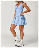 Load image into Gallery viewer, Two Piece Yoga Set Contoured Ribbed Performance Wear
