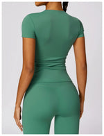 Load image into Gallery viewer, Contour Yoga Crop Top Seamless Performance Wear Edition
