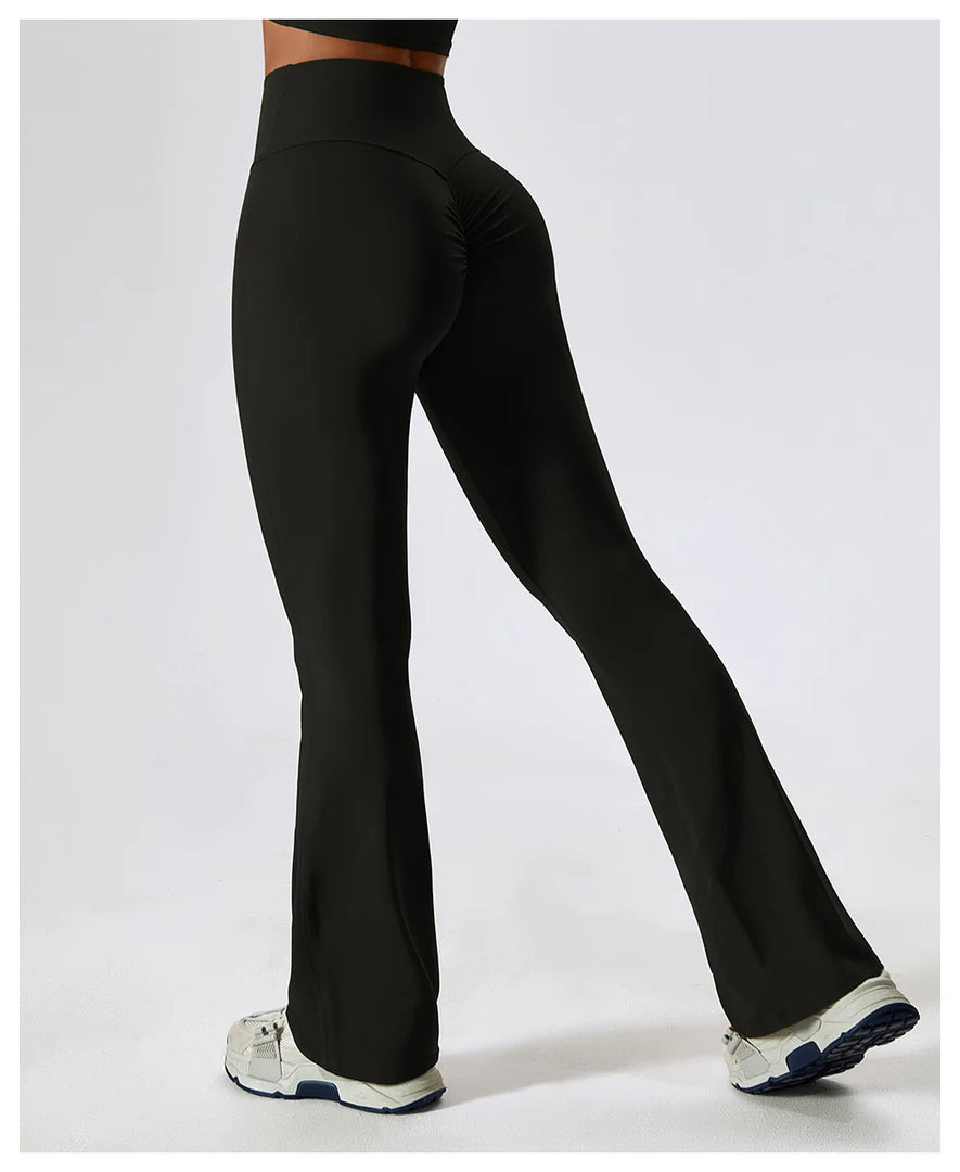 Luxuriant Contoured Breathable Leggings High Waist Knit
