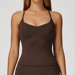 Load image into Gallery viewer, Cross Strap Light Weight Breathable Contour Sport Bra
