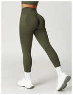 Load image into Gallery viewer, High Waist Contoured Seamless Leggings for Performance

