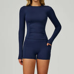 Load image into Gallery viewer, 2 Piece Contoured Breathable Yoga Ensemble Knitwear
