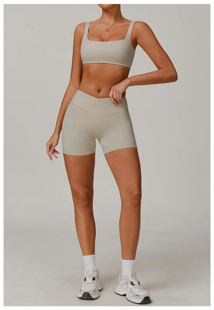 Contoured Performance Yoga Leggings With High Waist