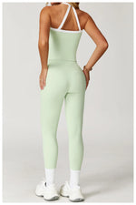 Load image into Gallery viewer, Luxurious Contour Seamless 2 Piece Athleisure Set Nylon
