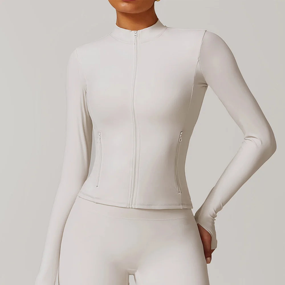 Premium Breathable Long Sleeve Performance Gym Top Nylon