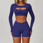 Load image into Gallery viewer, Premium Performance Knit Yoga Set With Contoured Leggings
