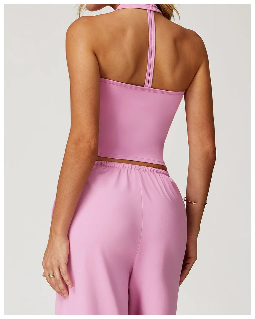 Breathable Impact Contour Yoga Sports Bra Elevation