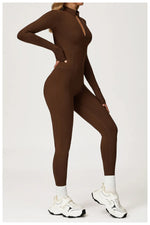 Load image into Gallery viewer, Premium Seamless Sculpted One Piece Yoga Tracksuit

